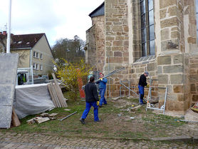 Kirchenrenovierung 2010 / 2011 (Foto: Karl-Franz Thiede)